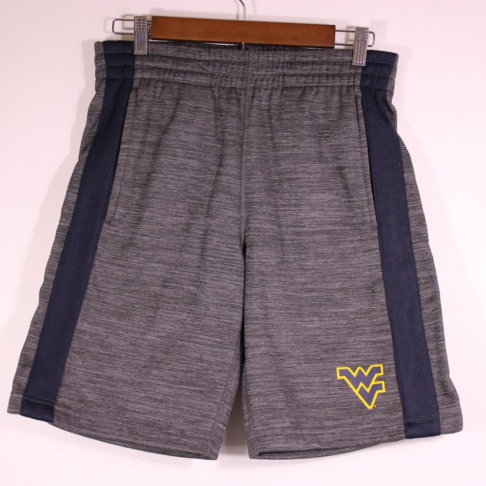 Colosseum Shorts Mens S Gray Fleece West Virginia WV‎ Athletic, Fits 28x9.25